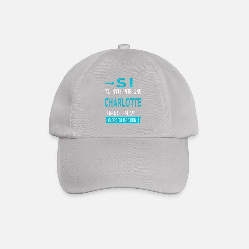 Charlotte Si tu n as pas une charlotte - Casquette classique - bruyère