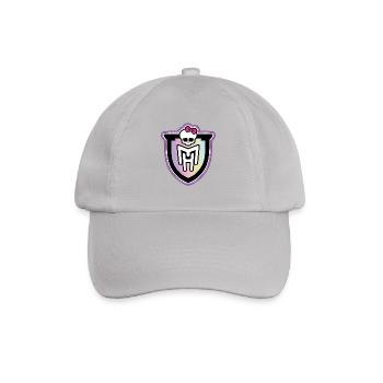 Monster High™ Brustlogo Mit Totenkopf - Baseballkappe - Grau - Vorne