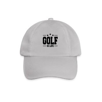 golf is life 1 - Baseball Cap - grey - Front