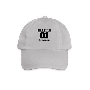 filleule 01 pour la vie - Baseball Cap - grey - Front