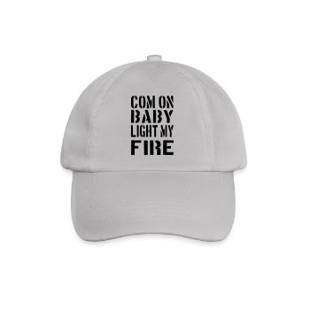 Come on Baby ..... - Baseballkappe - Grau - Vorne