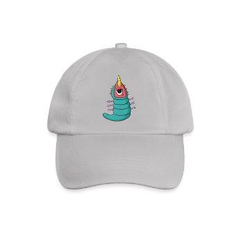 Einhorn Monster Geschenk Horror Halloween Fantasie - Baseballkappe - Grau - Vorne