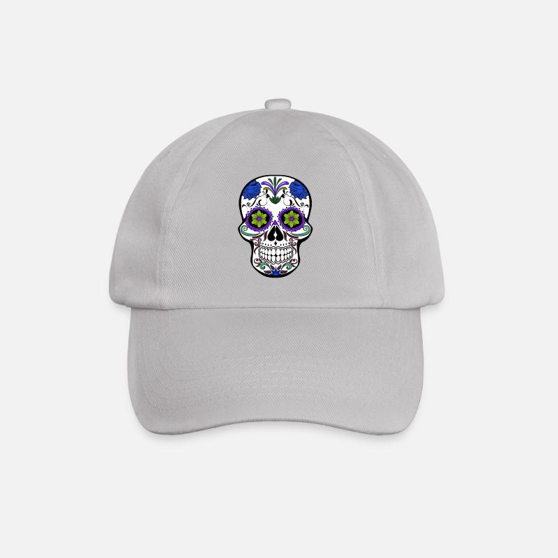 Mexican skull - Baseball Cap - grey