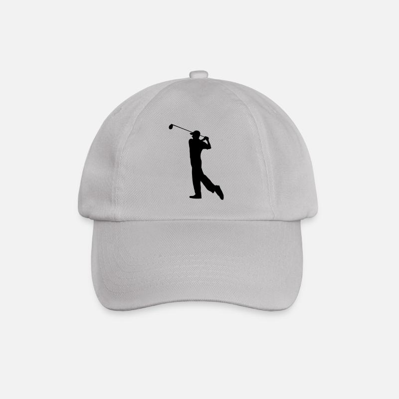 Golf - Golf Ball - Baseball Cap - grey