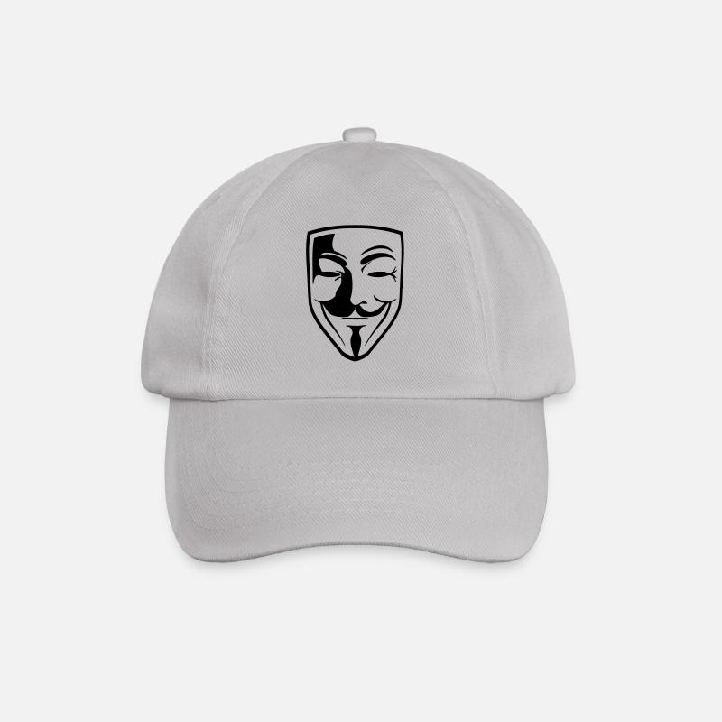 Masque Anonyme Guy Fawks - Casquette classique - bruyère