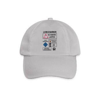 LKW Fahrer - Baseballkappe - Grau - Vorne