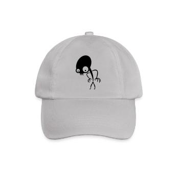 alien - Baseballkappe - Grau - Vorne
