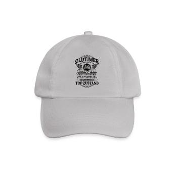 Oldtimer Baujahr 1995 Jahrgang Geburtstag Geschenk - Baseballkappe - Grau - Vorne