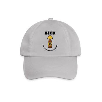 BIER - Baseballkappe - Grau - Vorne