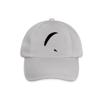gleitschirm klein - Baseballkappe - Grau - Vorne