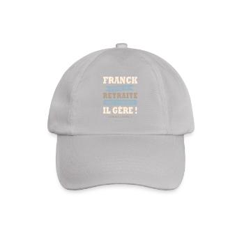 Franck humour retraite cadeau retraité - Casquette classique - bruyère - Devant