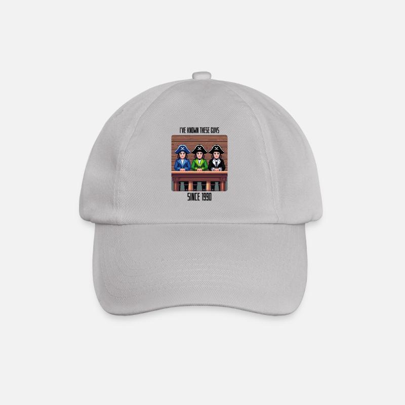 Ive known these guys since 1990 - 8 Bit Retro - Baseball Cap - grey