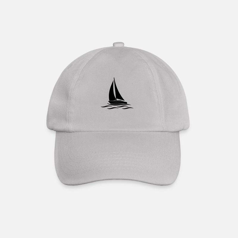 Sail away - Baseball Cap - grey