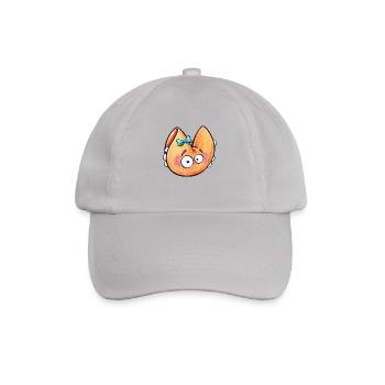 fortune cookie monster with bow - Baseballkappe - Grau - Vorne