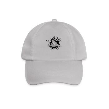 Color blob of crystal - Baseball Cap - grey - Front