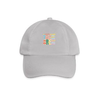 You Are Kind, Brave, Smart, Grateful, Strong. - Baseball Cap - grey - Front