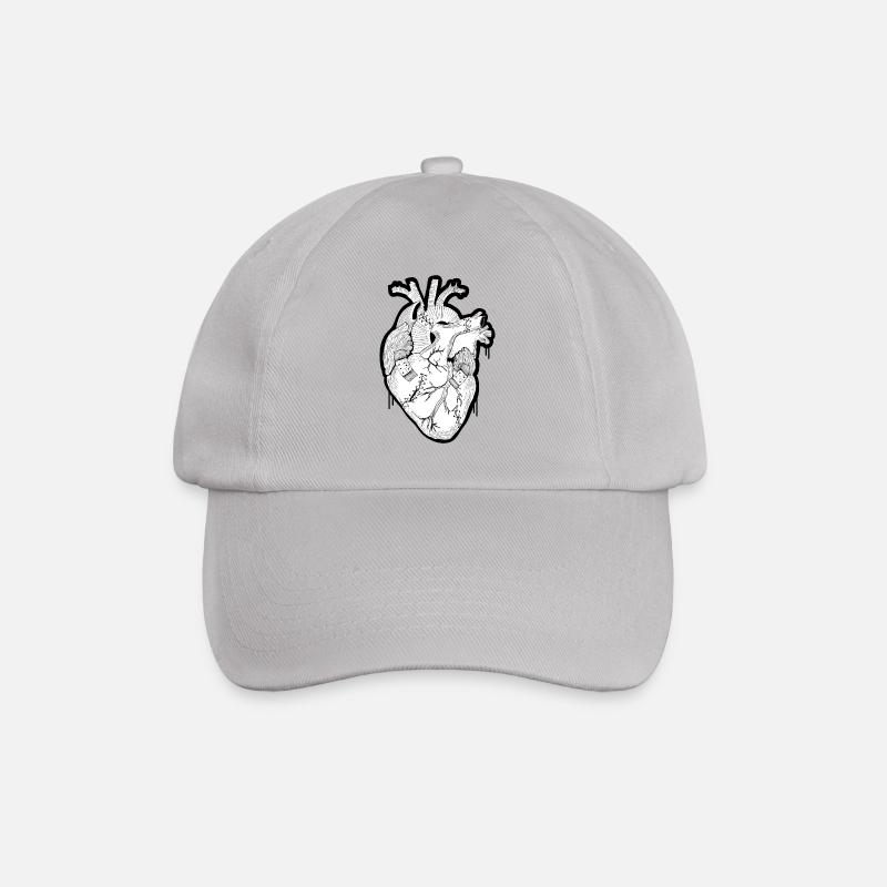 Heart - Baseballkappe - Grau