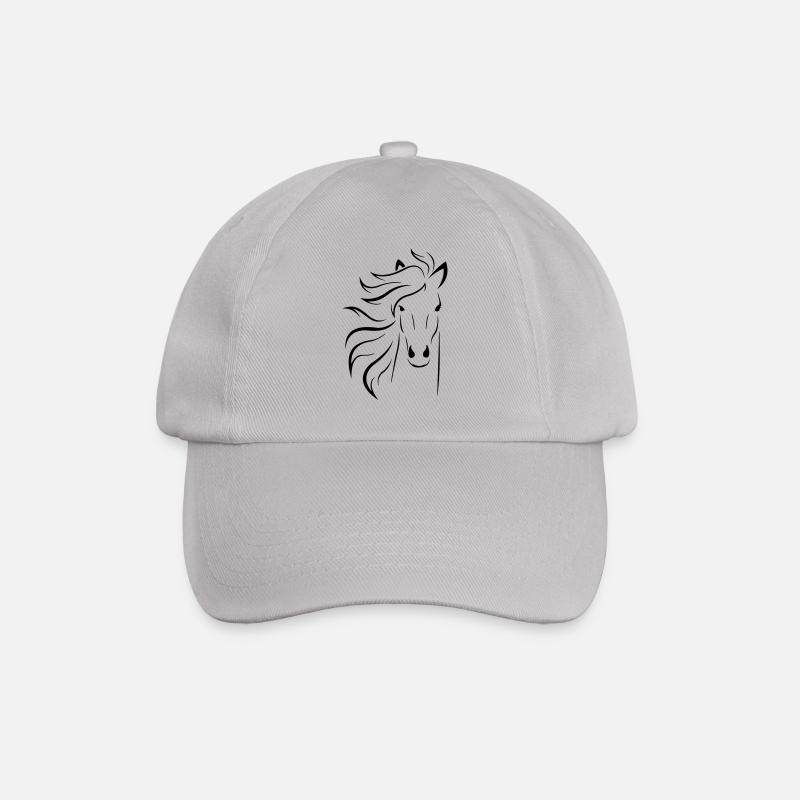 Cheval - Casquette classique - bruyère