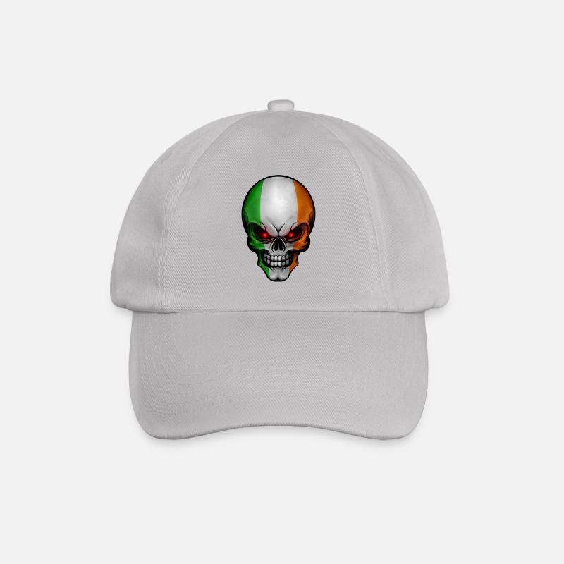 Totenkopf Irland - Baseballkappe - Grau