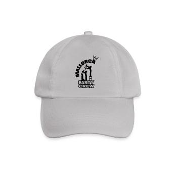 Mallorca Party Crew Malle - Baseball Cap - grey - Front