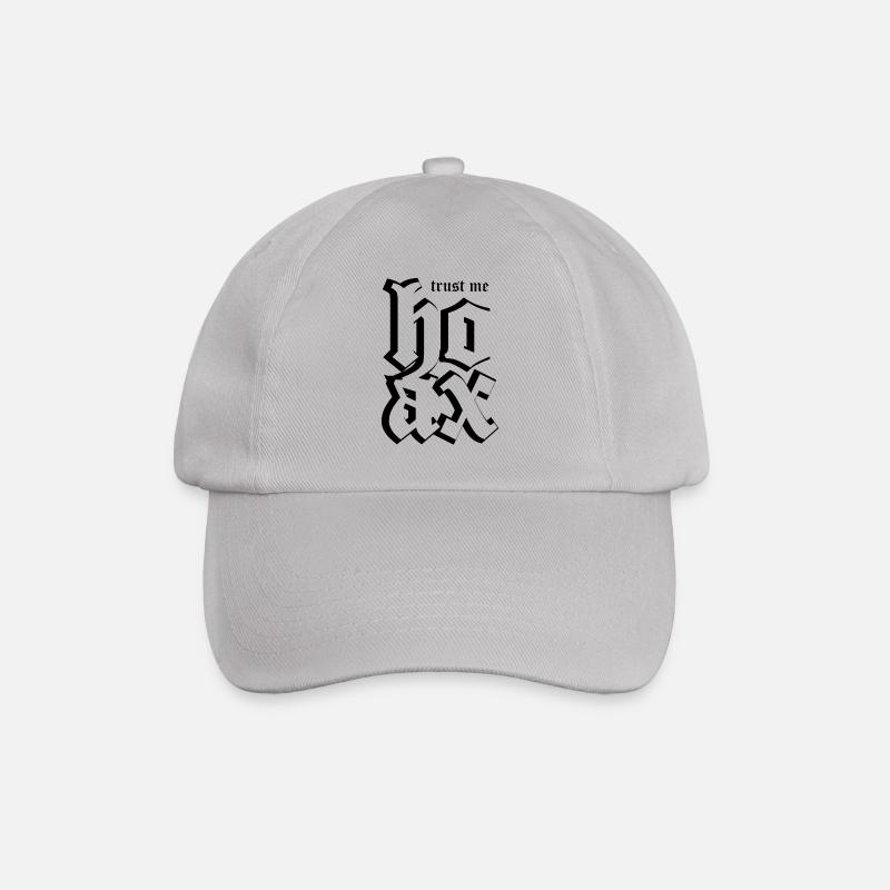 Hoax blak - Baseball Cap - grey