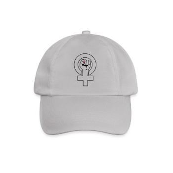 feministin - Baseballkappe - Grau - Vorne