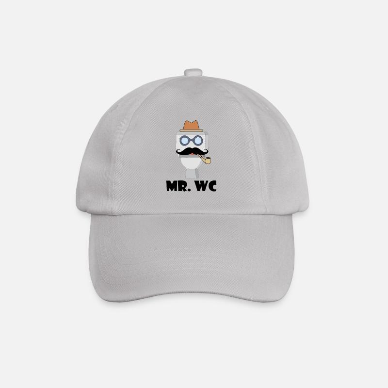 MR WC - Baseballkappe - Grau