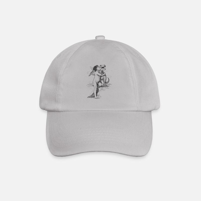 Dinolove - Baseballkappe - Grau