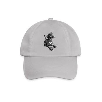 Labbi Love - Labrador Retriever - Baseballkappe - Grau - Vorne