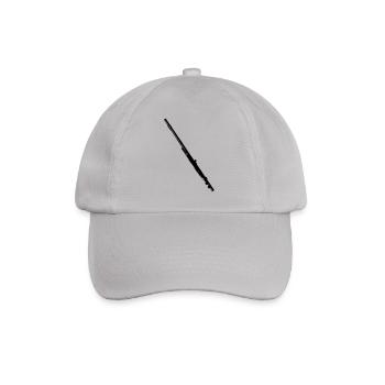 Querfloete - Baseballkappe - Grau - Vorne