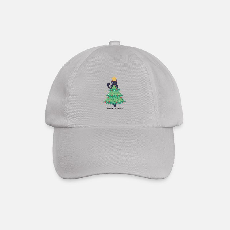pull de noël chat dans sapin - Casquette classique - bruyère