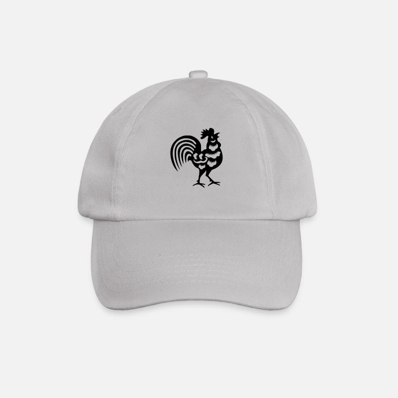 Hahn - Baseballkappe - Grau
