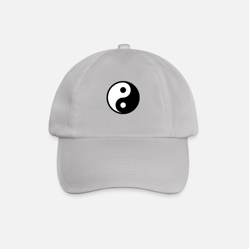 Ying Yang Symbol - Baseballkappe - Grau