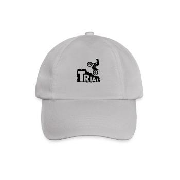 Trial rock - Baseball Cap - grey - Front