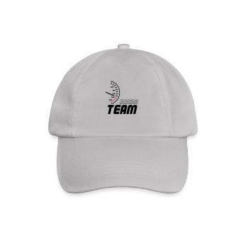 racing_team_01 - Baseballkappe - Grau - Vorne