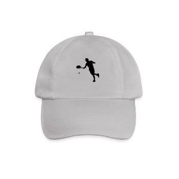 tennis spieler - Baseballkappe - Grau - Vorne
