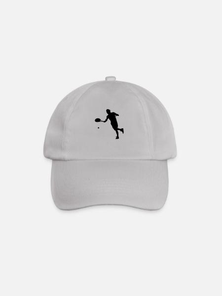 tennis spieler - Baseballkappe - Grau