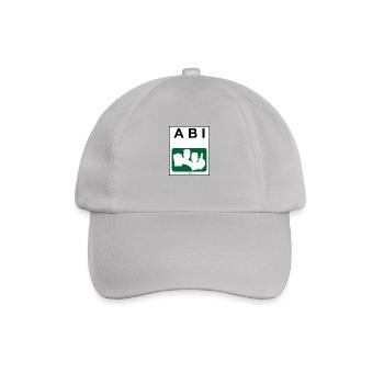 Bier Liga Logo ABI-Treff Jahr Blanko Grün - Baseballkappe - Grau - Vorne