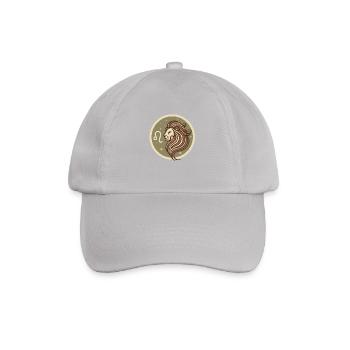 Design "Golden Majesty" - Baseballkappe - Grau - Vorne