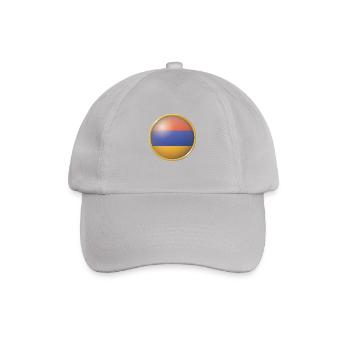 Armenien Emblem - Baseballkappe - Grau - Vorne
