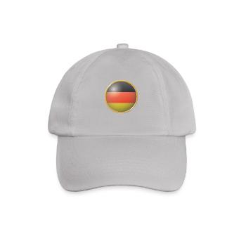 Deutschland Emblem - Baseballkappe - Grau - Vorne