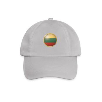 Litauen Emblem - Baseballkappe - Grau - Vorne