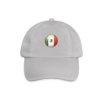 Mexiko Emblem - Baseballkappe - Grau - Vorne