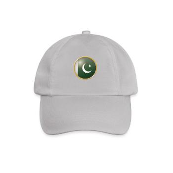 Pakistan Emblem - Baseballkappe - Grau - Vorne