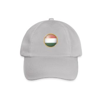 Ungarn Emblem - Baseballkappe - Grau - Vorne