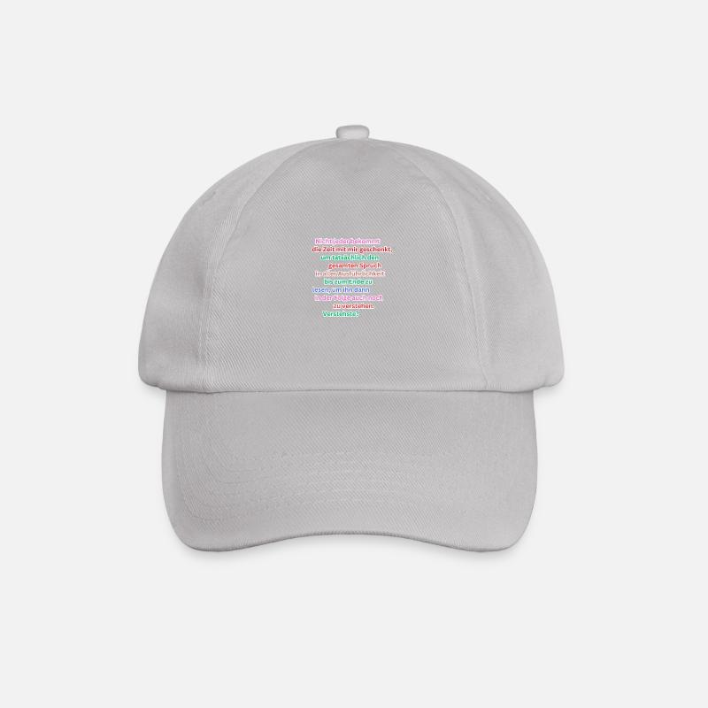 Test de patience pour les admirateurs - Lire l’intégralité du dicton - Casquette classique - bruyère