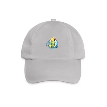 yellow collared parakeet "Peek-a-boo" - Baseball Cap - grey - Front