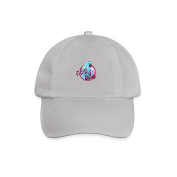 blauer Halsbandsittich „Peek-a-boo“ - Baseballkappe - Grau - Vorne