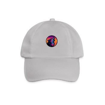 Wolf - Baseballkappe - Grau - Vorne