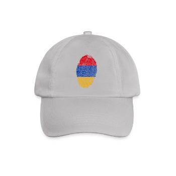 empreintes digitales racines j'aime l'Arménie armenien - Casquette classique - bruyère - Devant